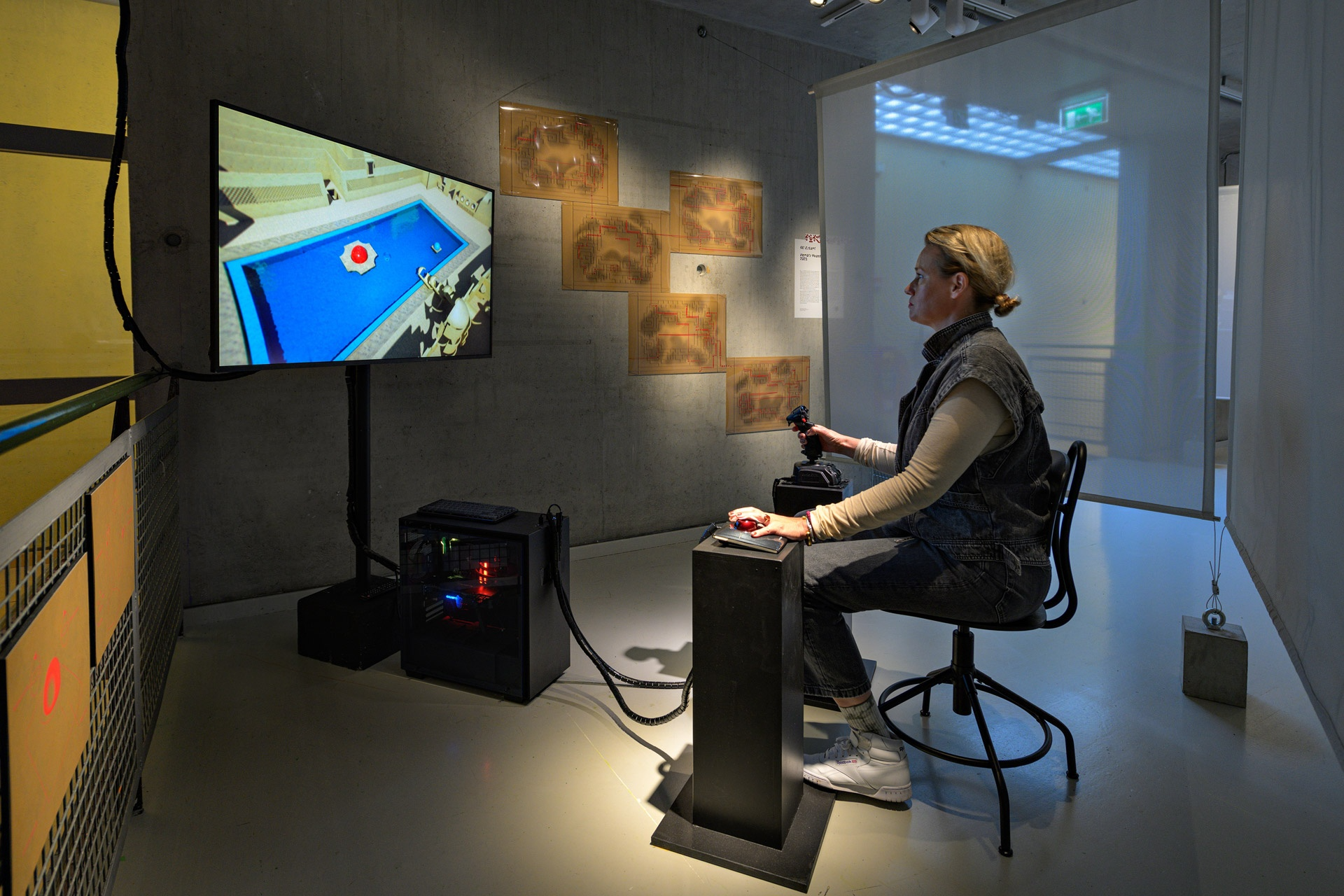 Exhibition view at REBOOT - photo by Pieter Kers